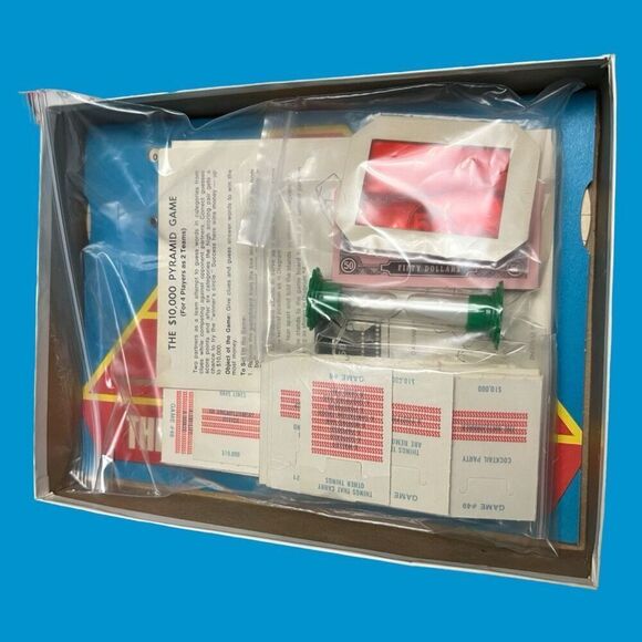 1974 Vintage $10,000 PYRAMID GAME Milton Bradley 2nd Edition COMPLETE - Picture 5 of 5